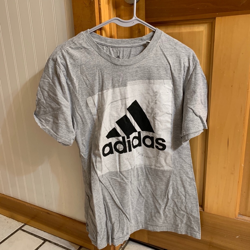 Adidas Grey and Black Shirt